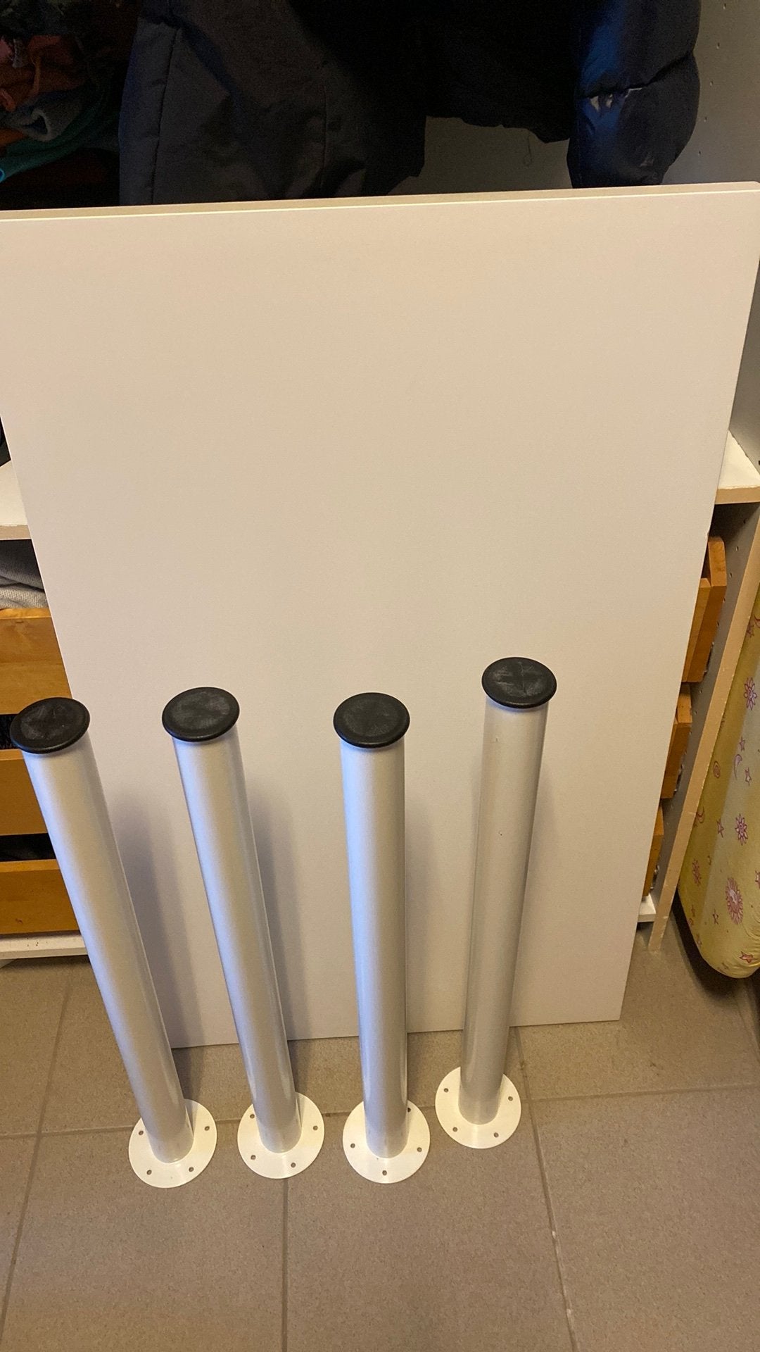 Ikea tafel van 60 op 100 cm met 4 poten, Ophalen, Gebruikt, Schoolbureau, IKEA