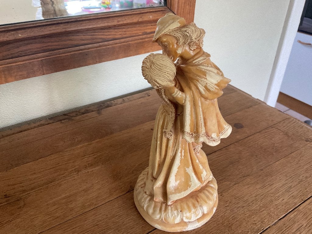 Ivoor beeldje, Ophalen of Verzenden, Overige materialen, Beeld