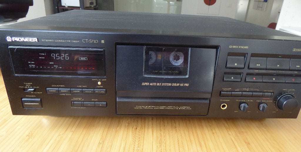 Pioneer CT S710 Cassette Deck, Enlèvement, Simple, Autres marques, Auto-reverse