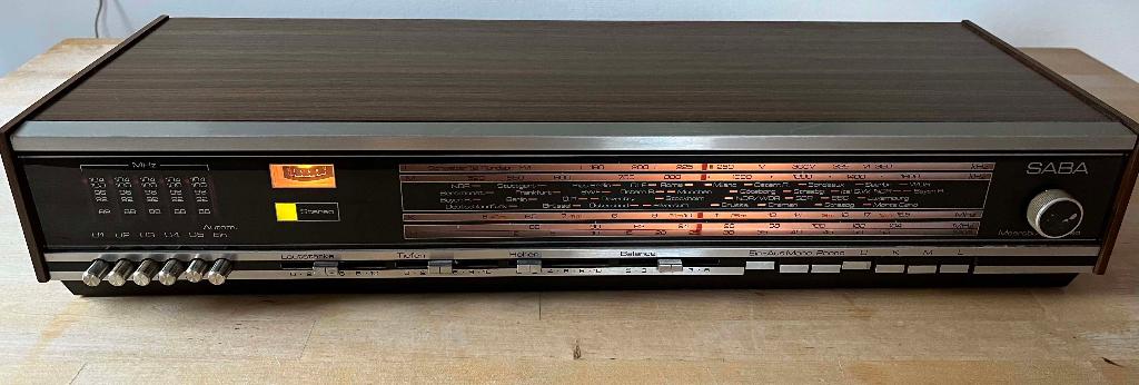 SABA HiFi Stereo automatic H Receiver vintage 70s, Audio, Tv en Foto, Stereoketens, Gebruikt, Tuner of Radio, Overige merken, Losse componenten