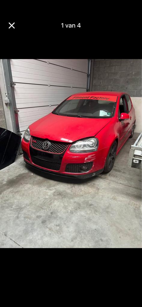 Golf 5 GTI, Rouge, Achat, Boîte manuelle, Tissu