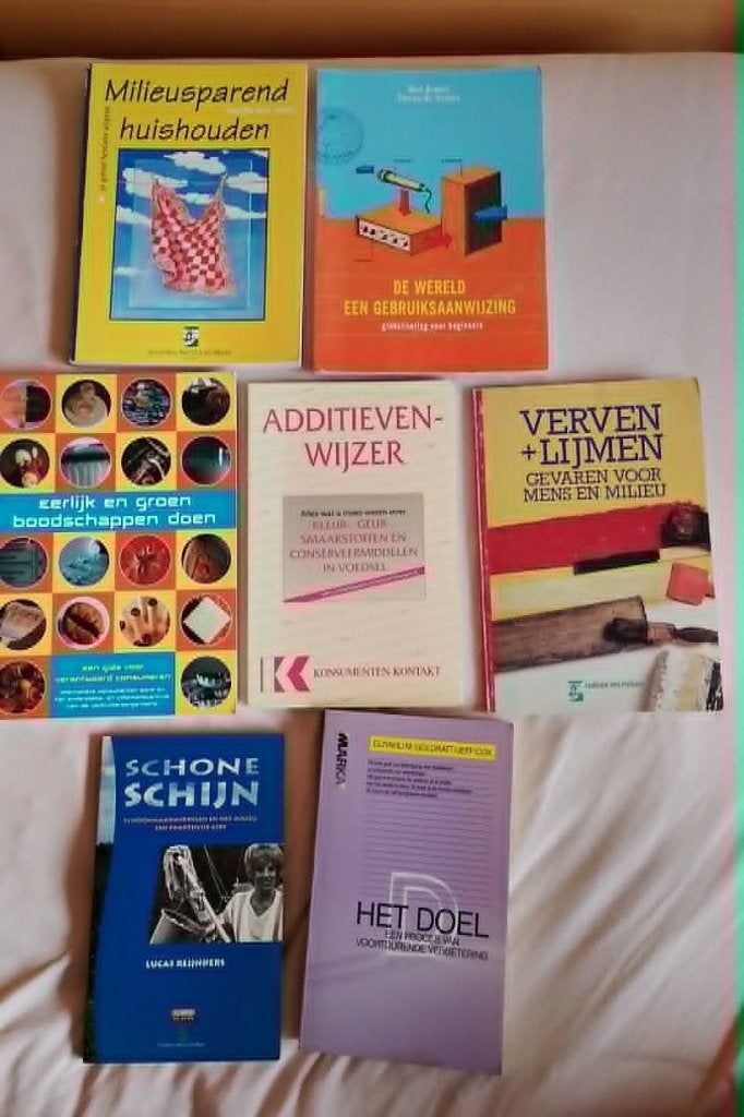 boeken rond huishouden en vooruitgang van de wereld, Ophalen of Verzenden