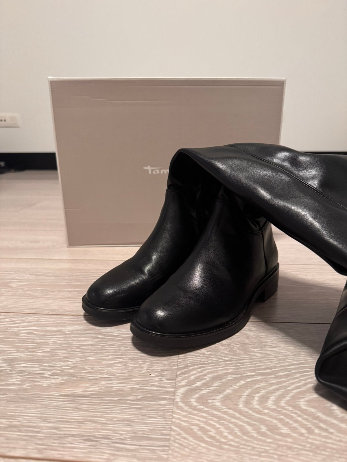 Overknee laarzen Tamaris, Kleding | Dames, Hoge laarzen, Zwart, Nieuw, Ophalen of Verzenden
