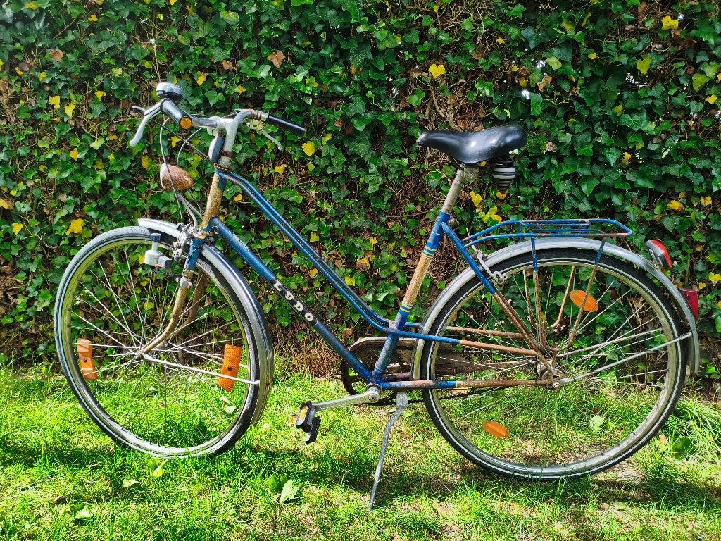 Damesfiets kotfiets studentenfiets, Ophalen, Gebruikt, Versnellingen