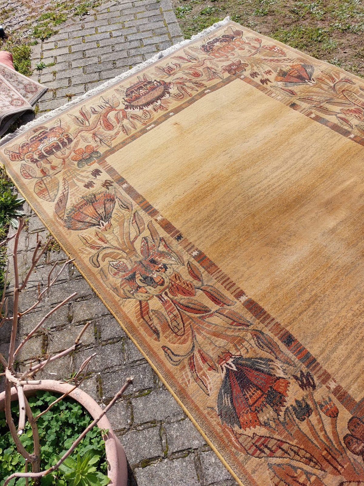 Prachtig Tapijt PERSIANA 200x290 cm – Decorwool, Ophalen, Zo goed als nieuw, Beige
