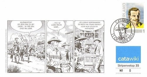 Catawiki Stripenvelop 35 (gewoon): Tex Willer, Ophalen, Na 1940, Gestempeld