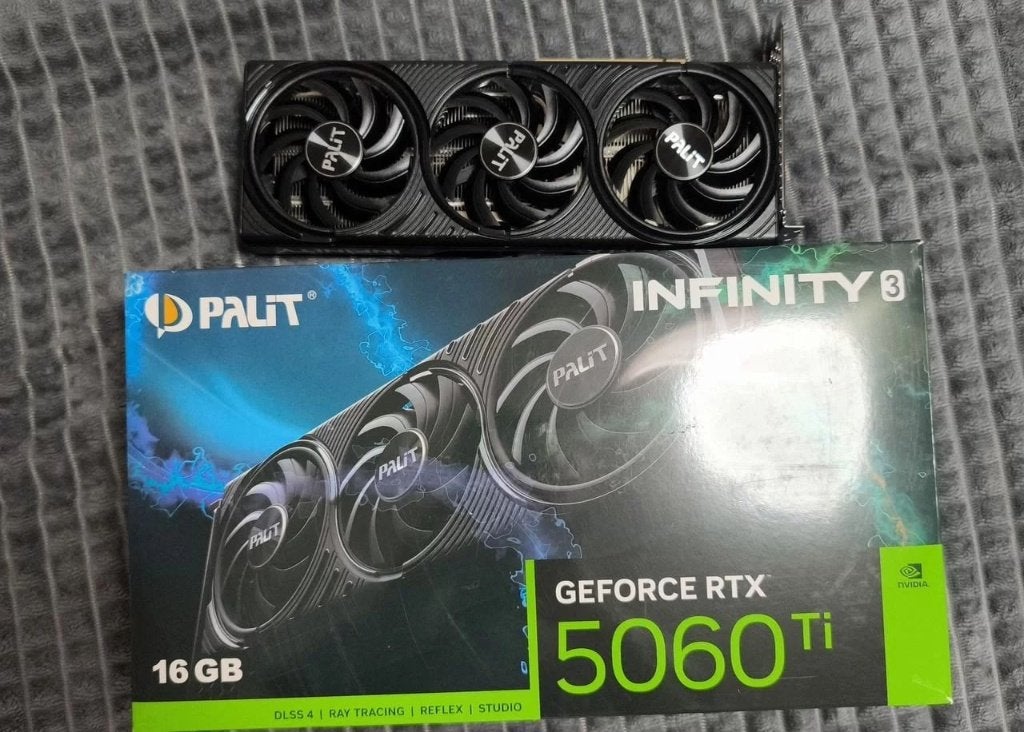 RTX 5060 Ti Palit Infiniti 3 16 Go, Enlèvement ou Envoi, Comme neuf, Autres types, Nvidia