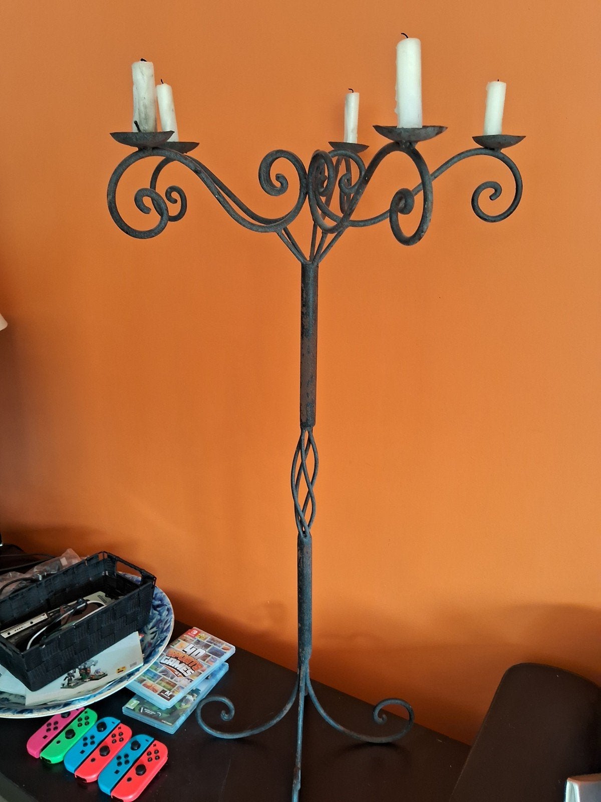 chandelier, Maison & Meubles, 120 cm, Enlèvement, Utilisé, Métal