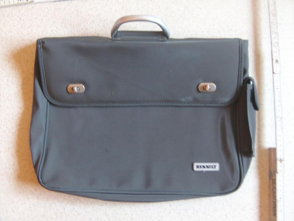 boekentas tas Renault antraciet grijs documenten +nieuw+, Bijoux, Sacs & Beauté, Enlèvement ou Envoi, Neuf, Gris