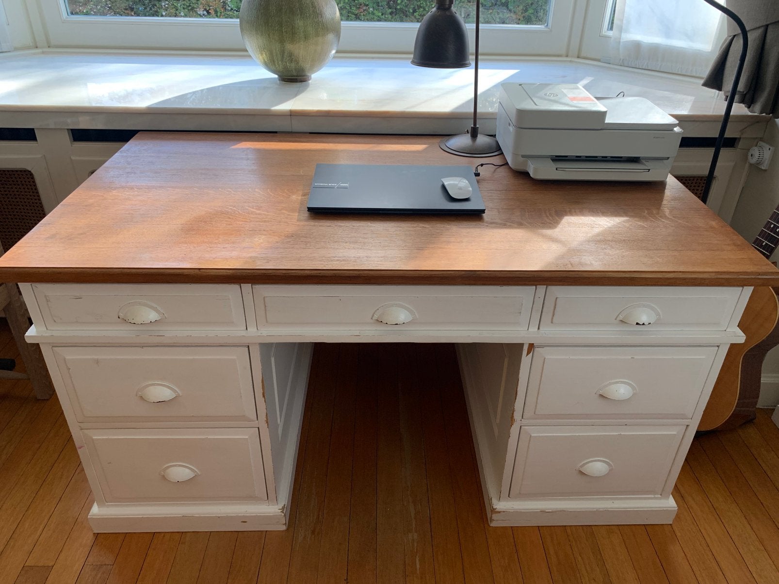 Bureau met boekenkast, Huis en Inrichting, Ophalen, Gebruikt, Hout, Klassiek