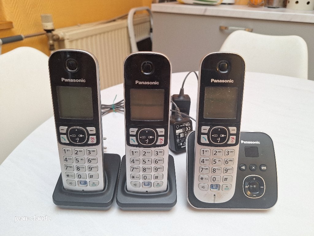 Panasonic TRIO draadloze telefoon, Ophalen, Gebruikt, 3 handsets