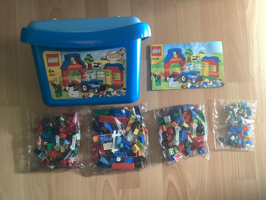 Lego Blauwe opbergdoos 4626 - Nieuw, Kinderen en Baby's, Lego, Nieuw, Ophalen of Verzenden, Compleet