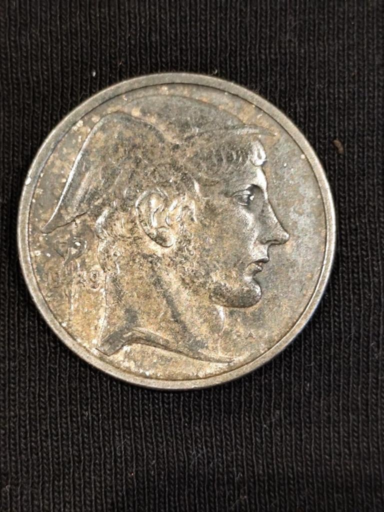 Pièce 50 Francs Argent Belgique 1949 - Mercure (M. Rau), Argent
