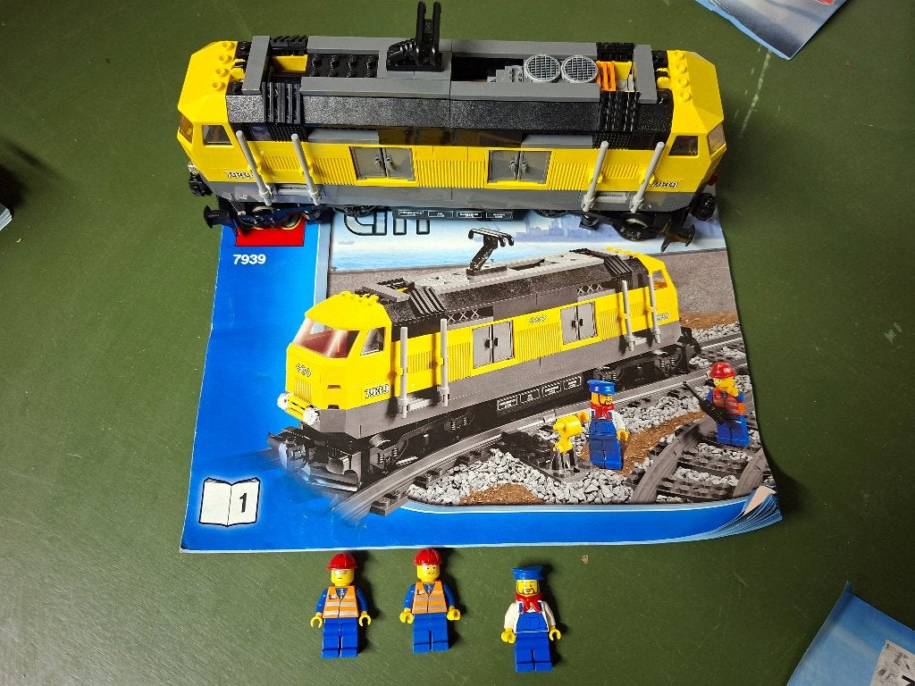 Lego 7939 vrachttrein (Cargo train), Lego, Ophalen of Verzenden, Complete set, Inclusief instructies