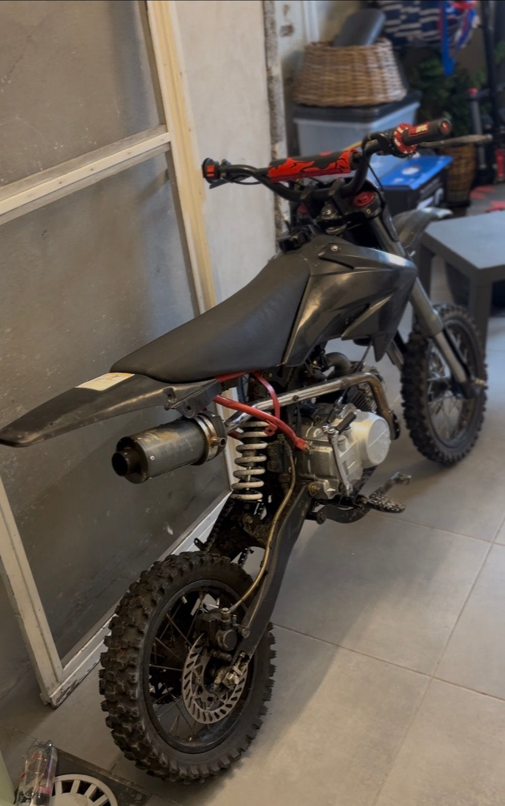 Pitbike, Fietsen en Brommers, Minibikes, Midibikes en Pitbikes, Ophalen, Zo goed als nieuw, Pitbike