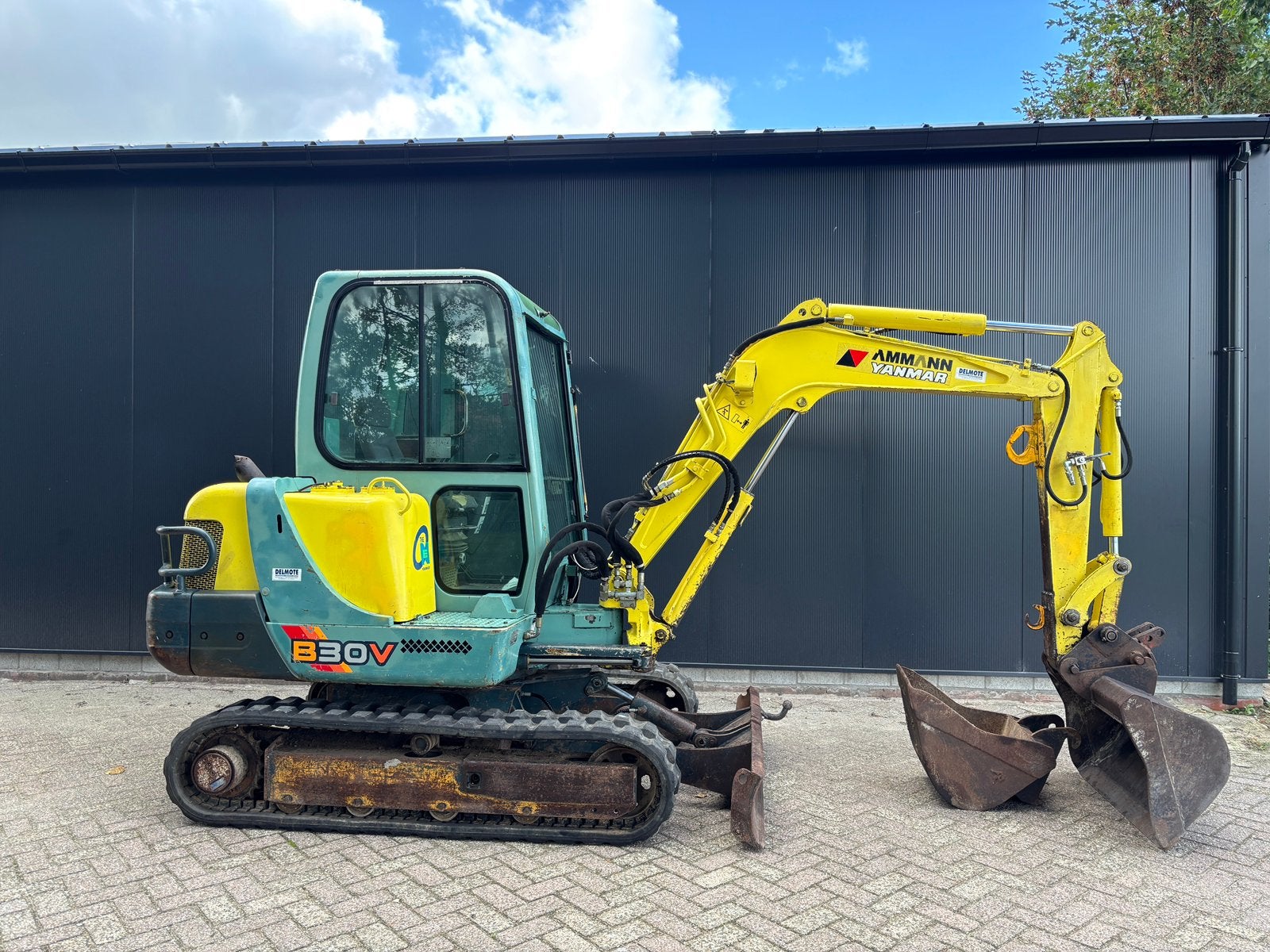Yanmar B30 Graafmachine Snelwissel 3000kg, Ophalen