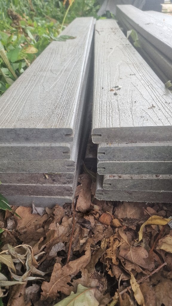Fiberon Gray Birch 179cm - Composiet, Ophalen, Nieuw, Minder dan 180 cm, Planken