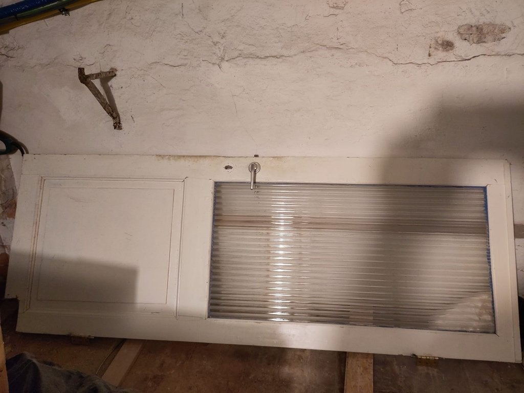 Binnendeur incl klink en scharnieren, Doe-het-zelf en Bouw, Ophalen, Gebruikt, Minder dan 80 cm, Binnendeur
