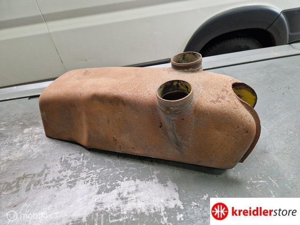 Oldtimer bromfiets tank met 2 tank inlaten leuk voor special, Fietsen en Brommers, Oldtimer, Gebruikt, Ophalen of Verzenden, Oldtimer
