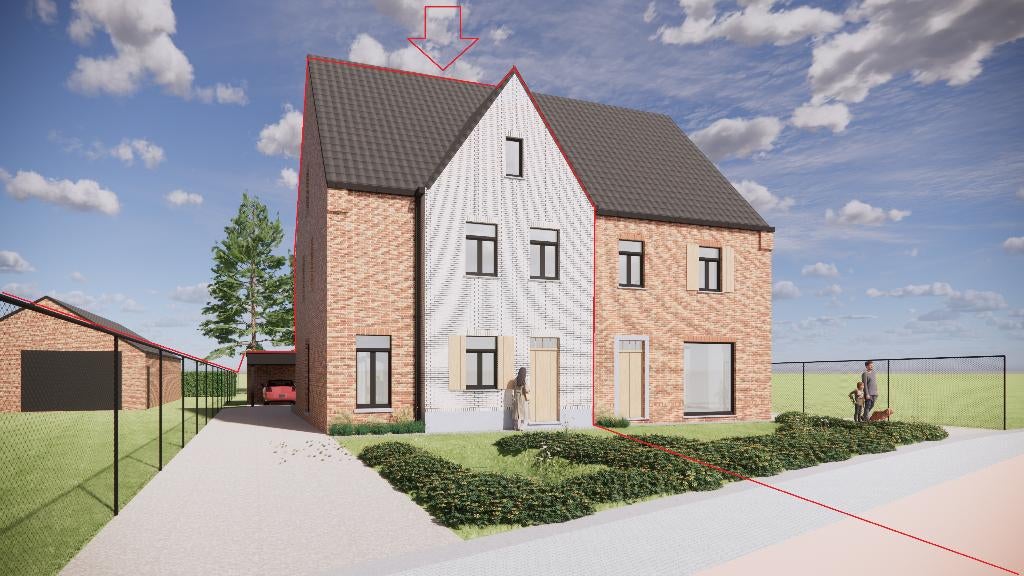 Moderne pastorijwoning te koop in hartje van Wellen, 5a50ca!, Immo, 202 m², 3830 Wellen, Provincie Limburg, 500 tot 1000 m²