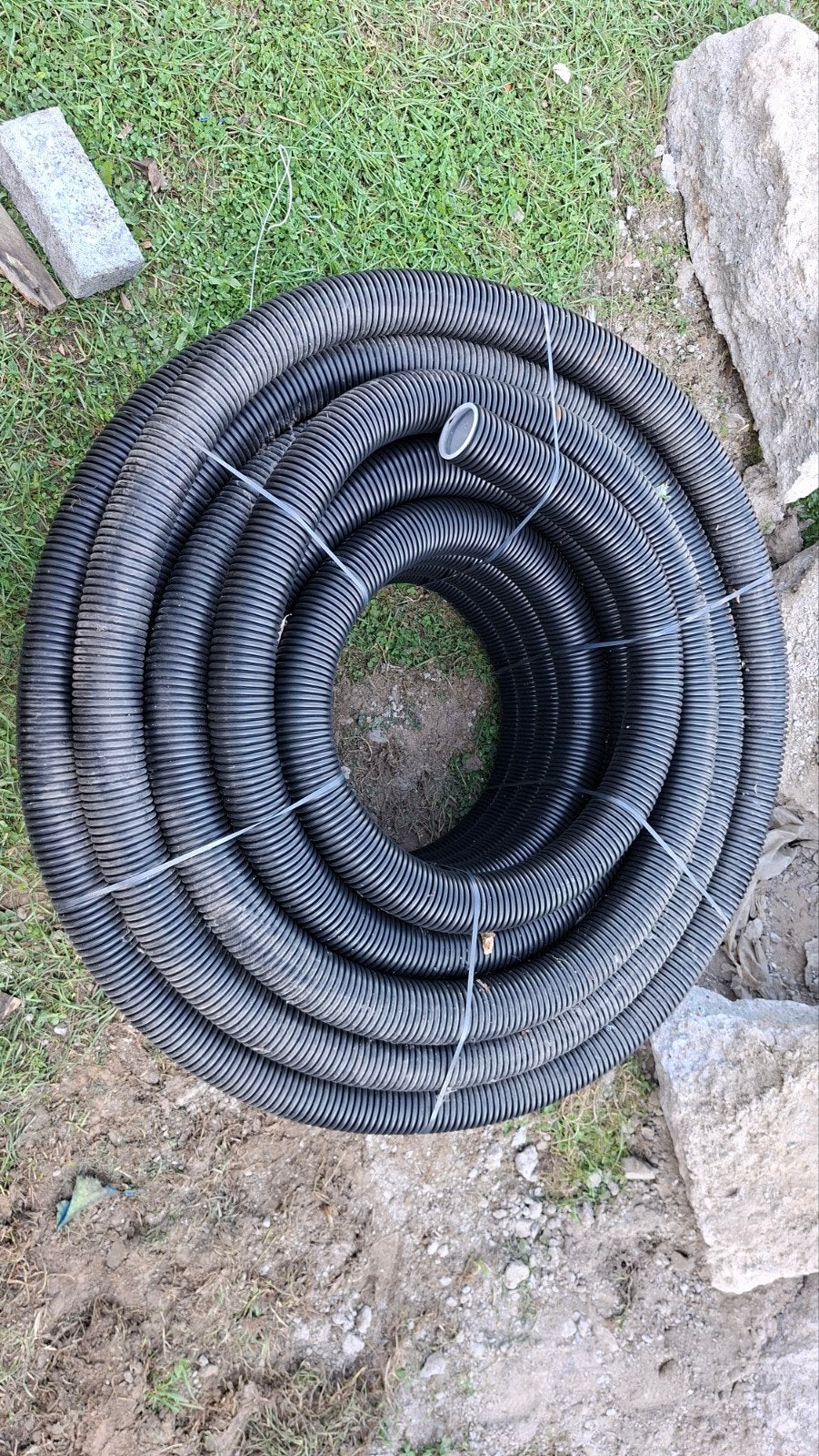 tuyau de ventilation 63mm rouleau de 50m, Enlèvement, Neuf