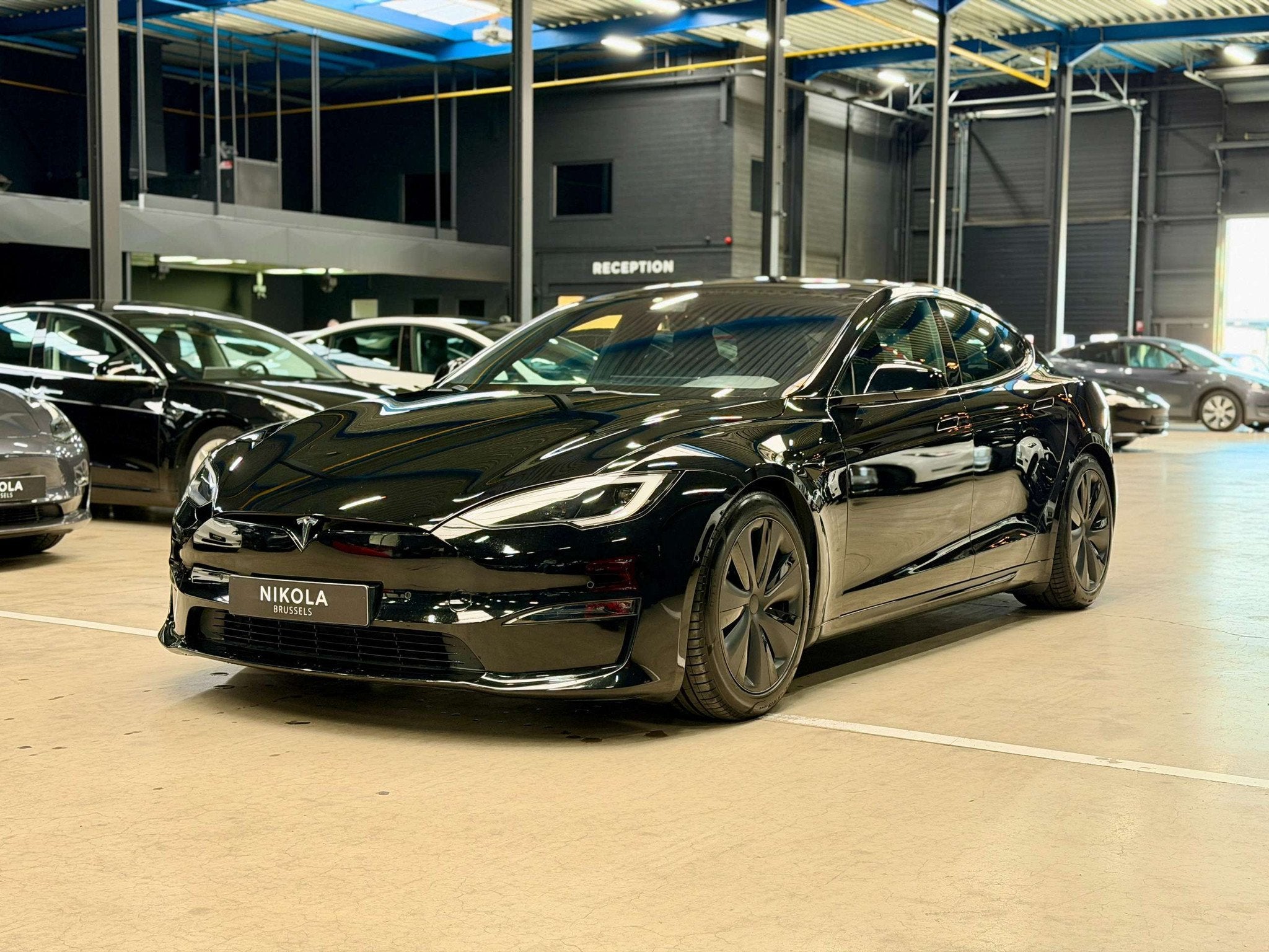 Tesla Model S LONG RANGE - FULL SELF DRIVE ACTIVE - FULL BLA, Autos, Cuir, Achat, Entreprise, Noir