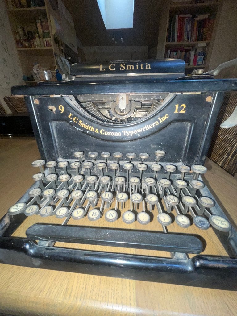 schrijfmachine LC SMITH BRUSSEL, Ophalen