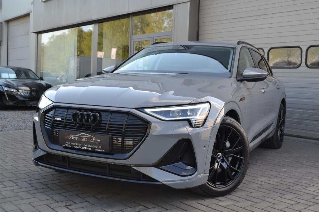 Audi Q8 E-Tron 55 "S-Line" Nardogrijs * 2023, Autos, Audi, Argent ou Gris, Achat, Euro 6, Entreprise