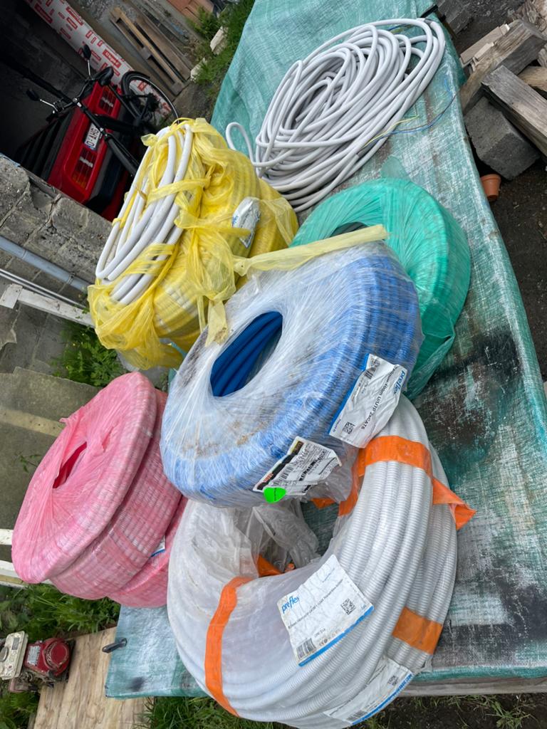 Preflex 20mm U/UTP 2XCAT6 (blauwe), Bricolage & Construction, Électricité & Câbles, Enlèvement, Neuf, Câble ou Fil électrique