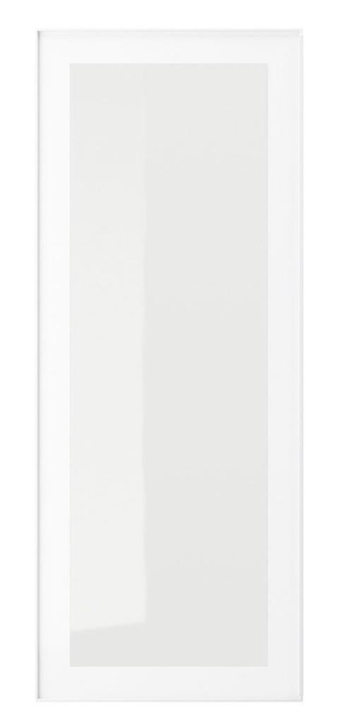 Hjesta vitrinedeur wit helder glas, 40x100cm 2 stuks, Ophalen, Nieuw, Wit, Minder dan 50 cm