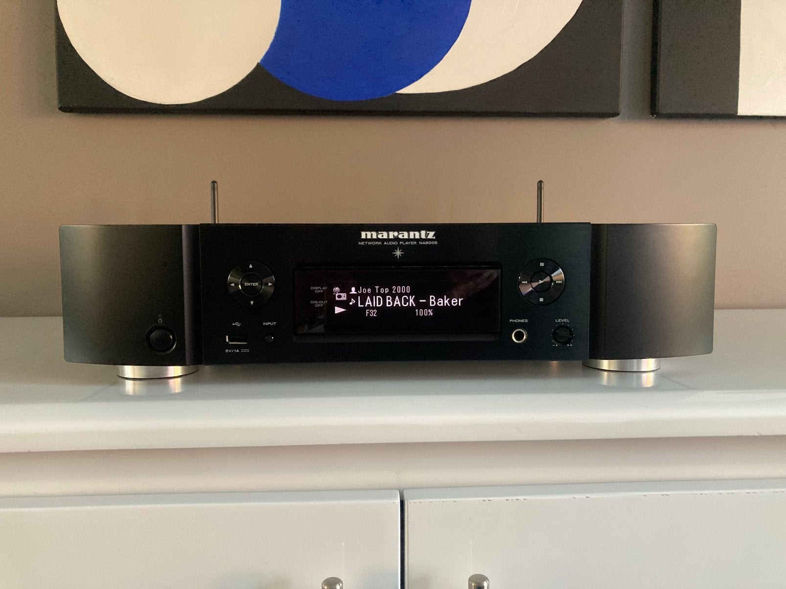MARANTZ NA6005 Netwerkspeler WiFi Bluetooth zwart, TV, Hi-fi & Vidéo, Envoi, Comme neuf, Stéréo, Marantz