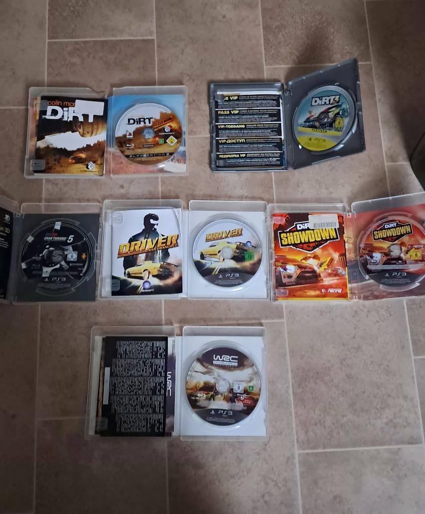 6 auto/race games ps3 met 1 zeldzame, Games en Spelcomputers, Games | Sony PlayStation 3, Ophalen, Online, Racen en Vliegen, 2 spelers