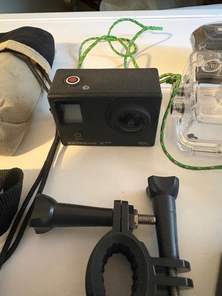 Camera video 4K type Go Pro, Full HD, Zo goed als nieuw, Geheugenkaart, Camera