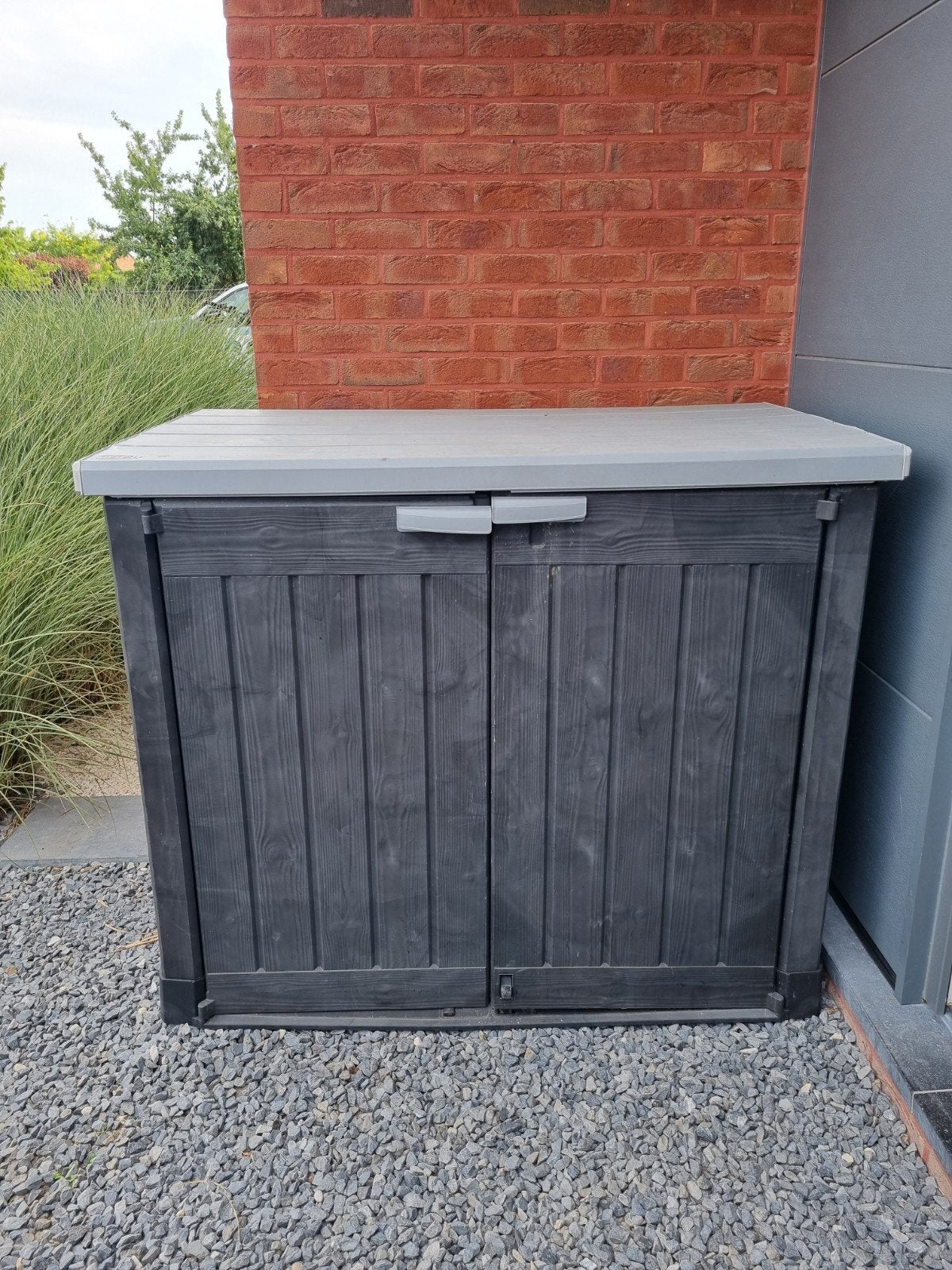 Stevige kunststof opbergkast voor tuin, terras of garage, Ophalen, Kunststof