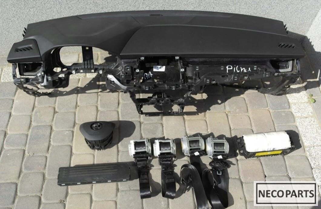 RENAULT CLIO IV DASHBOARD AIRBAG COMPLEET AIRBAG AIRBAG SET, Renault, -, Utilisé, -