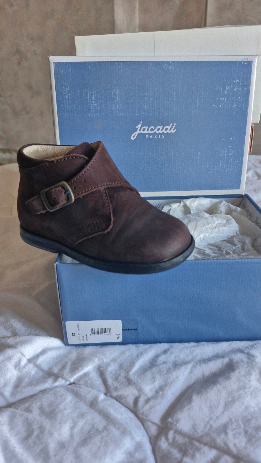 Chaussures jacadi p22, Enlèvement