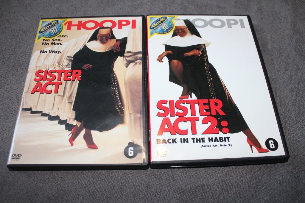 DVD Sister Act 1 + 2, CD & DVD, DVD | Comédie, À partir de 6 ans, Enlèvement ou Envoi, Utilisé, Autres genres