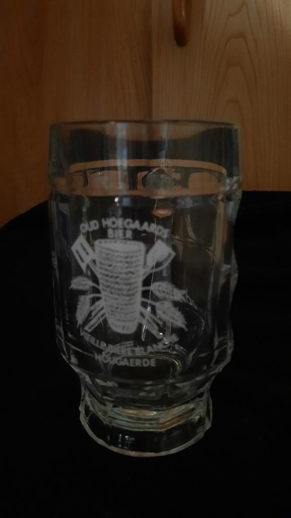 glas KRUIK HOEGAARDEN, Verzamelen, Ophalen of Verzenden, Bierglas