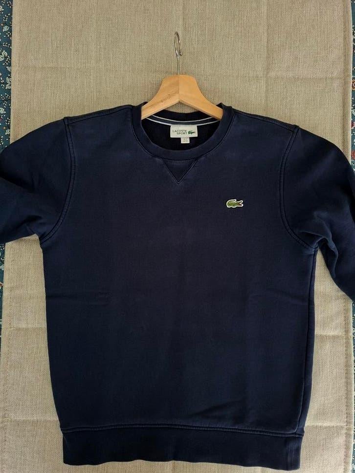 Trui / Sweater Lacoste Sport Maat Small., Kleding | Heren, Ophalen, Blauw, Lacoste, Zo goed als nieuw