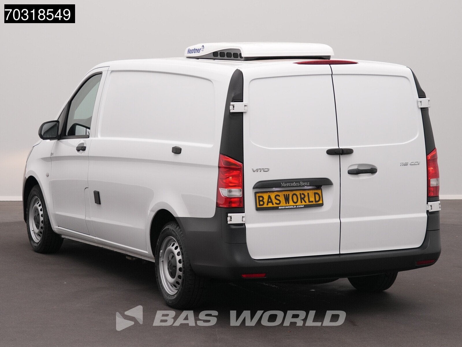 Mercedes Vito 116 Automaat Kerstner Koelwagen L2H1 Airco Cru, Autos, Achat, Euro 6, Entreprise, 3 places