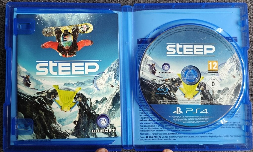 Steep PS4 Jeu de sports d'hiver sur disque, en bon état, Enlèvement ou Envoi, À partir de 12 ans, Utilisé, 3 joueurs ou plus