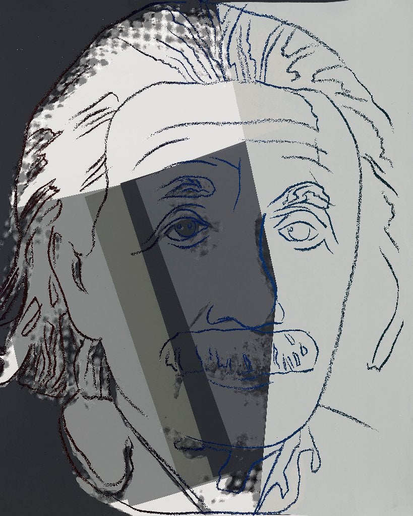 Andy Warhol Ten Portraits of Jews. VI Albert Einstein, Antiek en Kunst, Kunst | Litho's en Zeefdrukken, Ophalen of Verzenden, Lithografie