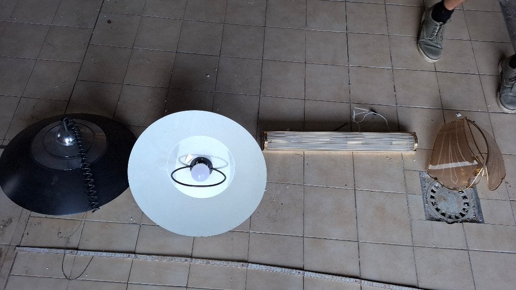 4 lampen jaren 70, Antiek en Kunst, Ophalen