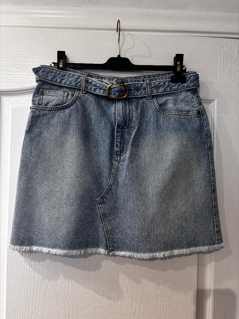 Twinset Nieuwe denim blauwe rok met centuur in Perf, Kleding | Dames, Rokken, Twinset, Blauw, Maat 46/48 (XL) of groter, Nieuw
