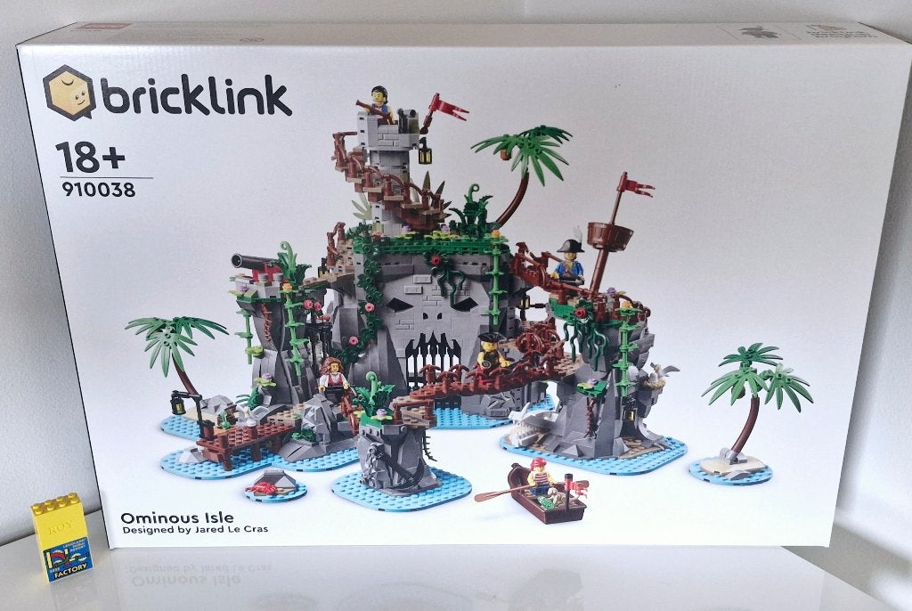Lego 910038 Bricklink Omnious Isle + gedrukte handleiding, Lego, Nieuw, Compleet, Complete set