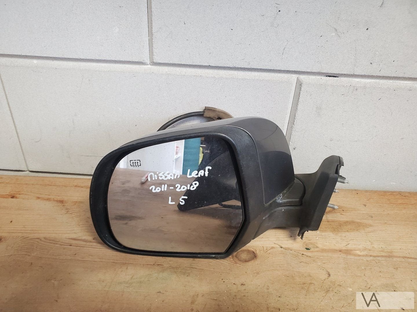 Nissan Leaf 2011 - 2018 spiegel links 5 draden grijs €125, Gebruikt, -, -, Ophalen of Verzenden