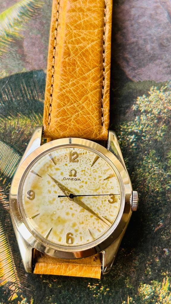 Vintage Omega Ref.2650 cal.420 Handopwinding “Gereviseerd”, Ophalen of Verzenden, Omega