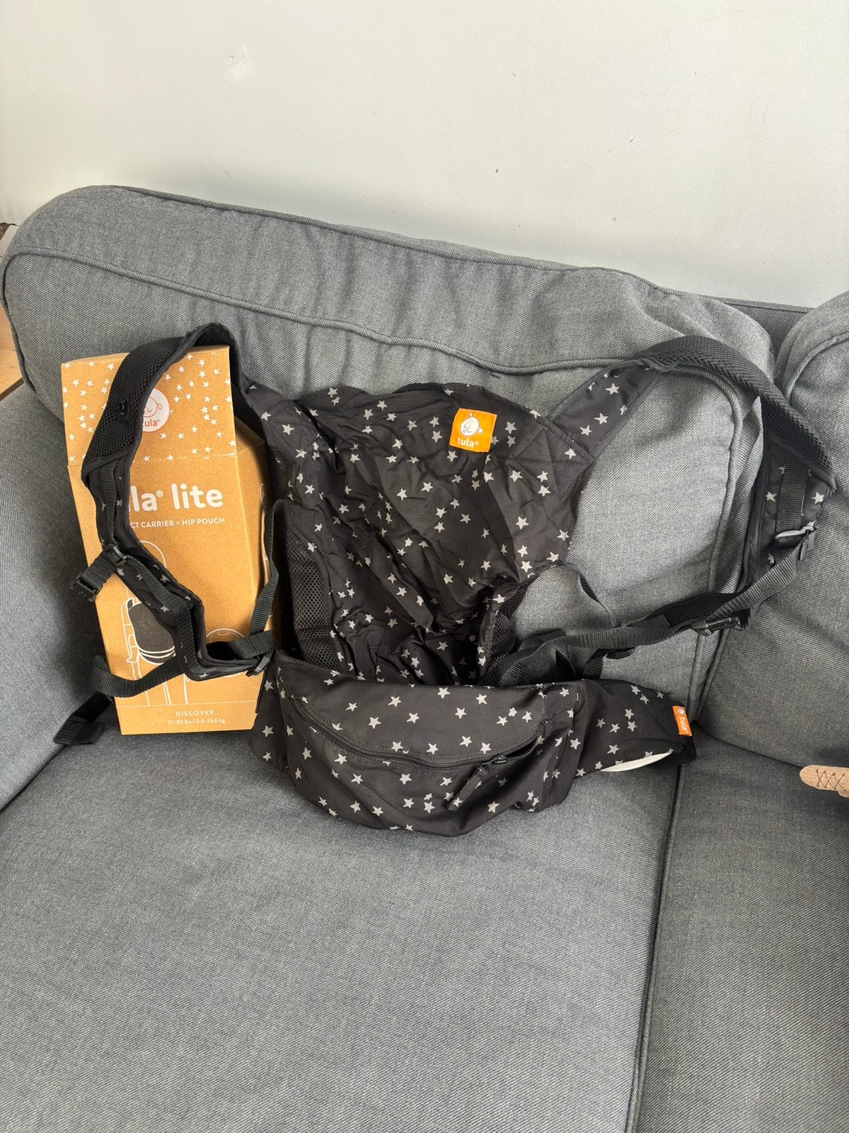 Tula Lite draagzak voor op reis, Kinderen en Baby's, Ophalen, Zo goed als nieuw, Draagzak