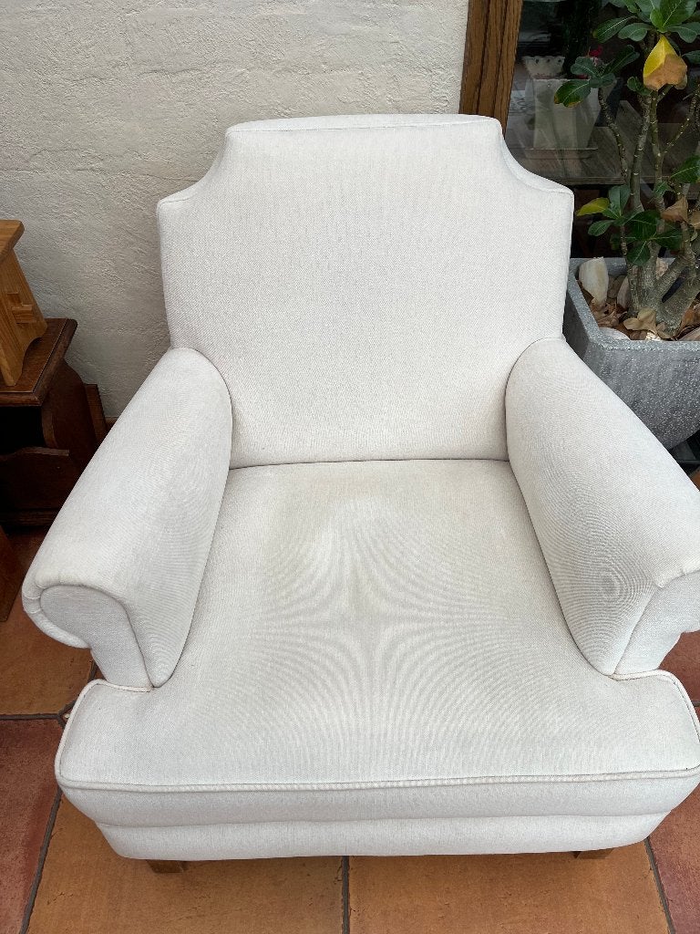 Zeteltje-wit stoffen, Maison & Meubles, Moins de 75 cm, Moins de 150 cm, Banc droit, Bois