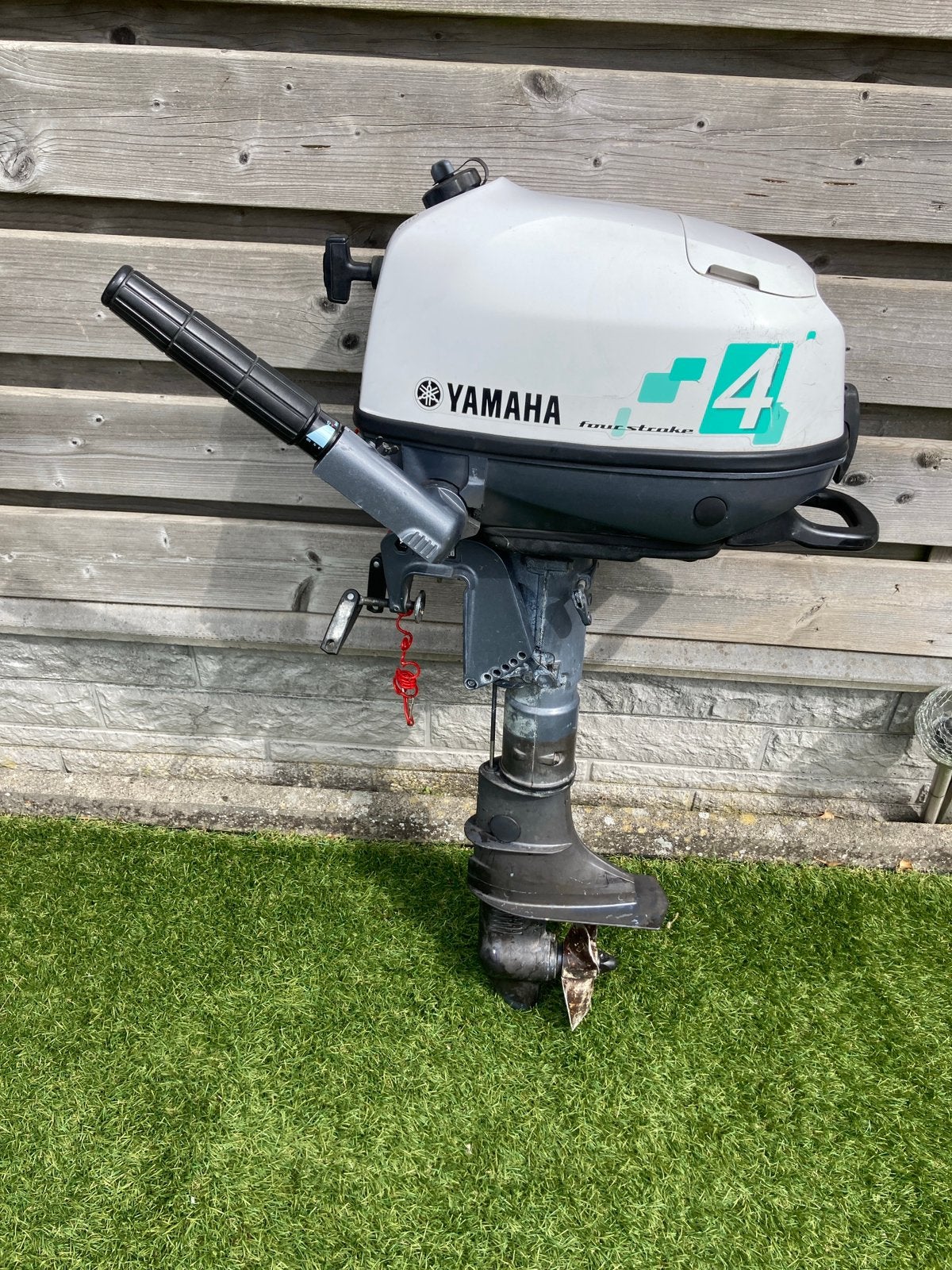 Nette  Yamaha 4 pk 4‑takt (kortstaart) buitenboordmotor, Watersport en Boten, Ophalen, Minder dan 5 pk, Viertaktmotor, Zo goed als nieuw